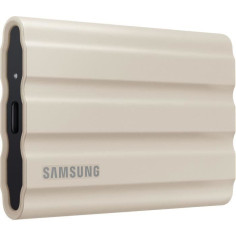SAMSUNG - T7 Shield Beige - SSD Externe - 1 To - USB 3.2 - Vitesse lecture jusqu'à 1 050 Mo/s