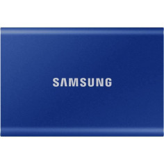 SAMSUNG - T7 Bleu - SSD Externe - 1 To - USB 3.2 - Vitesse lecture jusqu'a 1 050 Mo/s