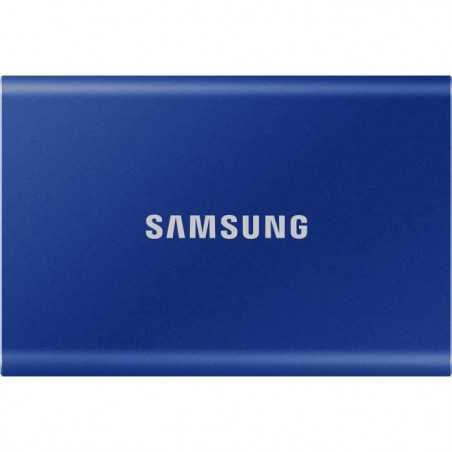 SAMSUNG - T7 Bleu - SSD Externe - 1 To - USB 3.2 - Vitesse lecture jusqu'a 1 050 Mo/s