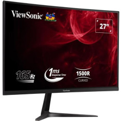 Ecran PC Gamer Incurvé - VIEWSONIC VX2718 - PC - MHD - 27 FHD - Dalle VA - 1 ms - 180Hz - HDMI / DisplayPort -