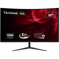Ecran PC Gamer Incurvé - VIEWSONIC VX3218 - PC - MHD - 32 FHD - Dalle VA - 1 ms - 165