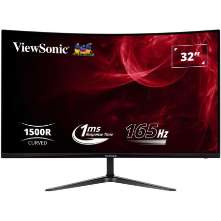Ecran PC Gamer Incurvé - VIEWSONIC VX3218 - PC - MHD - 32 FHD - Dalle VA - 1 ms - 165
