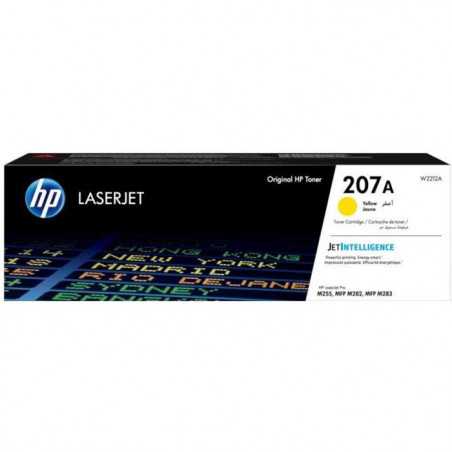 Cartouche de Toner HP 207A jaune authentique pour imprimantes HP Color LaserJet Pro M255/MFP M282/M283