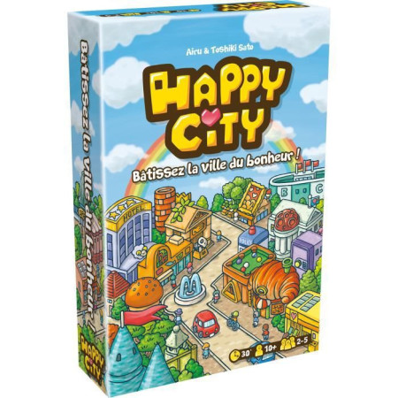 Cocktail Games - Happy City - As d'Or 2022 - Jeu de société - a partir de 10 ans - 2