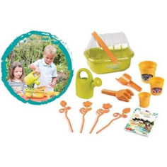 SMOBY - Silence ça Pousse Mini serre avec pognée + accessoires - Fabrication française