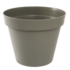 EDA Pot de fleur rond Toscane - Ø 60 x H 47 cm - 76 L - Taupe EDA Pot de fleur rond Toscane - Ø 60 x H 47 cm - 76 L - Taupe