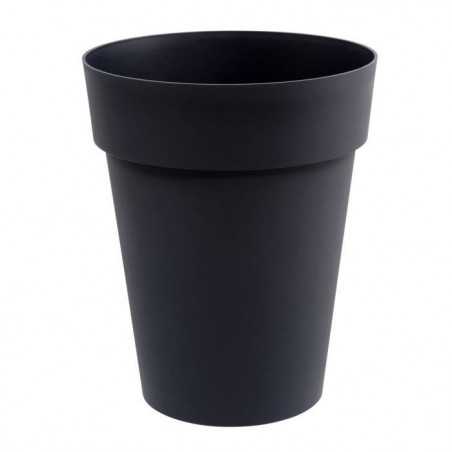 Vase mi-haut Rond Ø 44 cm - EDA - Toscane - 50 L - Ø 44 x H. 53 cm - Gris Anthracite