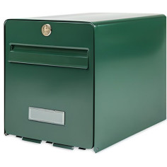 BURG WACHTER Boîte aux lettres Favor en acier galvanisé - 1 porte - Vert BURG WACHTER Boîte aux lettres Favor en acier galvanisé - 1 porte - Vert