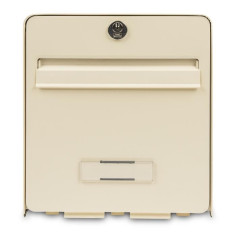 BURG WACHTER Boîte aux lettres Favor en acier galvanisé - 1 porte - Beige BURG WACHTER Boîte aux lettres Favor en acier galvanisé - 1 porte - Beige