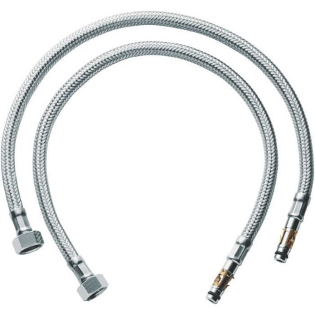 Flexible alimentation annelé - GROHE - 45484000 - Métal - 5 ans de garantie - pieces