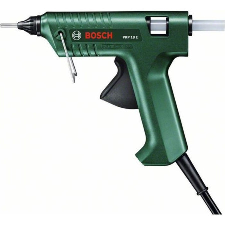 Pistolet a colle Bosch - PKP 18 E (Livré avec 1 Buse et 1 Bâtonnet de colle thermofusible)