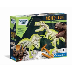 Clementoni - Science & Jeu - Archéo Ludic - T-Rex & Tricératops Clementoni - Science & Jeu - Archéo Ludic - T-Rex & Tricératops