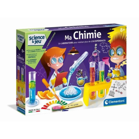 Clementoni - Science & Jeu - Ma chimie - Réalise plus de 170 expériences sans danger