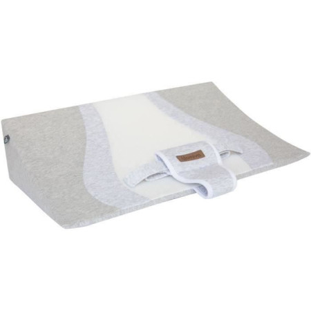 Plan incliné en 3D a&nbsp; 25 degres - Blanc - 70 x 140 cm