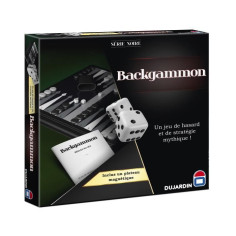 Backgammon jeu de plateau - Série noire - Jeu de société traditionnel - 55340 - DUJARDIN Backgammon jeu de plateau - Série noire - Jeu de société traditionnel - 55340 - DUJARDIN