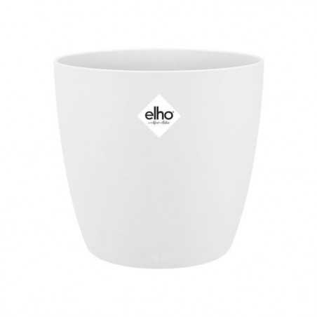 ELHO Pot de fleur BRUSSELS rond - Ø 24.3 x H 23.2 cm - Blanc
