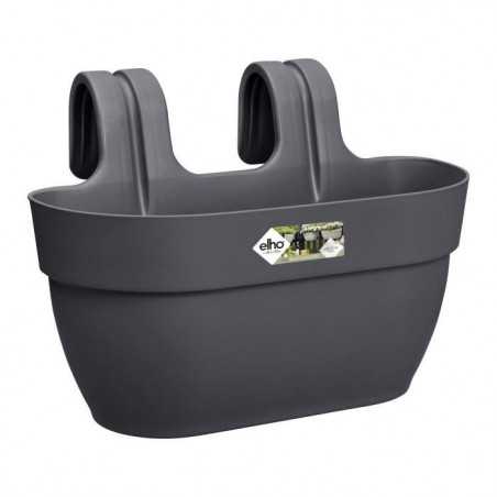 ELHO Balconniere Vibia Campana Easy Hanger Medium - L 24.1 x W 36 x H 26.5 cm - Noir - Avec réserve d'eau
