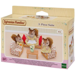  2 Fauteuils et Table Basse Sylvanian Families - Le Village