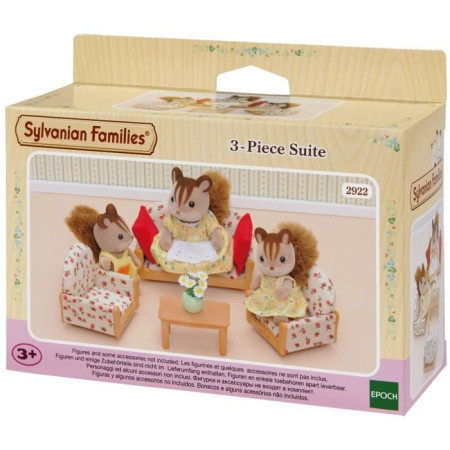  2 Fauteuils et Table Basse Sylvanian Families - Le Village