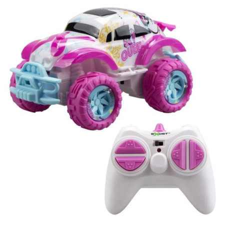 EXOST MINI PIXIE - Voiture télécommandée tout terrain rose - Format mini : 14 cm - Des 5 ans