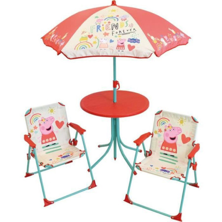 FUN HOUSE Peppa Pig Salon de jardin - 1 table H.46xø46cm