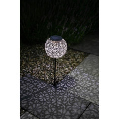 Décoration métal a énergie solaire - Design rétro - GALIX - 1 LED blanche - 8 heures Décoration métal a énergie solaire - Design rétro - GALIX - 1 LED blanche - 8 heures