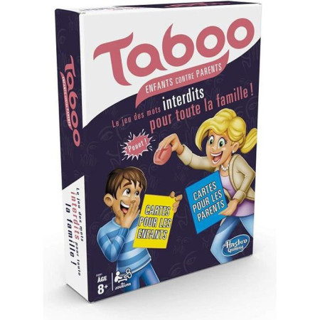 TABOO - Enfants contre Parents - Jeu de societe de reflexion - Jeu de plateau pour la