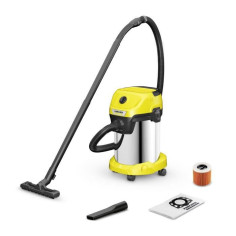 Aspirateur eau et poussiere KARCHER WD 3 S V-19/4/20 - Cuve inox 19 L - 1000W (Fonction soufflerie) Aspirateur eau et poussiere KARCHER WD 3 S V-19/4/20 - Cuve inox 19 L - 1000W (Fonction soufflerie)