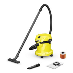 Aspirateur eau et poussiere KARCHER WD 2 Plus V-15/4/18 C - Cuve polypropylene 15 L - Aspirateur eau et poussiere KARCHER WD 2 Plus V-15/4/18 C - Cuve polypropylene 15 L -