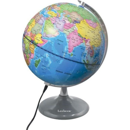 LEXIBOOK - Globe jour & nuit Lumineux  Globe terrestre le jour et s'illumine avec la