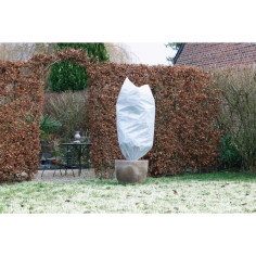 NATURE Lot de 3 housse d'hivernage 50 g/m² - Ø 50 cm x 1 m - Blanc NATURE Lot de 3 housse d'hivernage 50 g/m² - Ø 50 cm x 1 m - Blanc