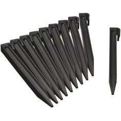 Ancres pour bordure de jardin en polyéthylene recyclé - NATURE - H26 Ancres pour bordure de jardin en polyéthylene recyclé - NATURE - H26