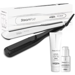 Steampod 3.0 - Pack Cheveux Fins : Lisseur Vapeur Professionnel + Lait de lissage Vap