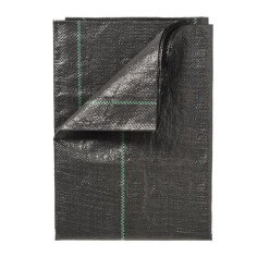 Nature Bâche de sol de contrôle des mauvaises herbes 1x50 m Noir Nature Bâche de sol de contrôle des mauvaises herbes 1x50 m Noir