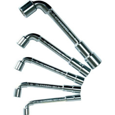 Coffret de 5 Clu00e9s a Pipe profils 12 pans x 6 pans FACOM - 76.J5PB - 1 Cu00f4tu00e