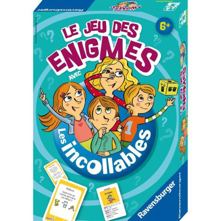 LES INCOLLABLES Le jeu des Enigmes - Ravensburger - Jeu de société enfants - Réfléxi