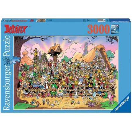 Puzzle adulte 3000 pieces - L'univers Astérix - Les Personnages - A partir de 14 ans