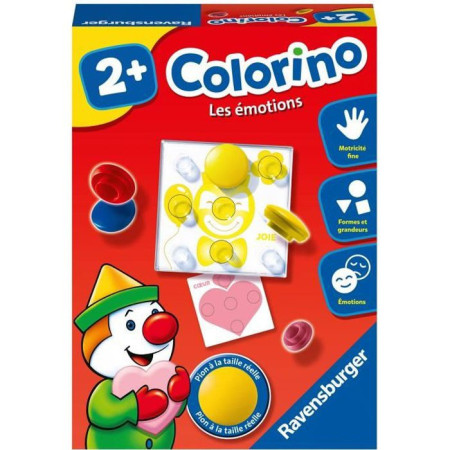 Colorino Les émotions - Jeu éducatif - Apprentissage des couleurs - Activités créativ