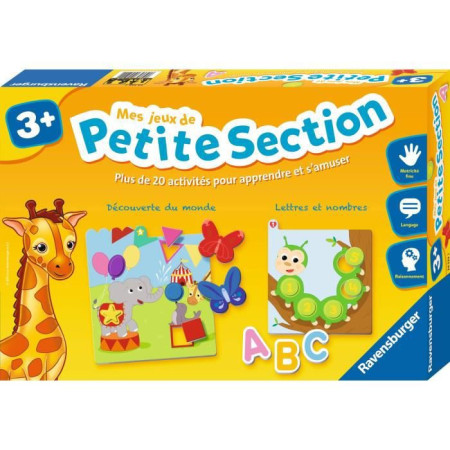 Mes jeux de petite section - Coffret complet éducatif - 20 activités programme 1e ann