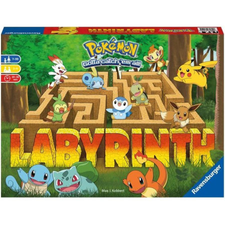POKEMON Labyrinthe - Ravensburger - Jeu de société famille - Chasse au trésor - 2 a 4