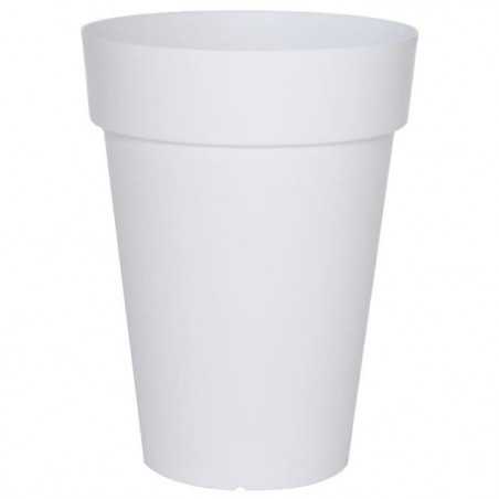 Pot de fleurs - RIVIERA - Soleilla haut - H65 x D49 cm - Blanc