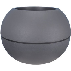 RIVIERA - pot de fleurs Boule - D40 - gris RIVIERA - pot de fleurs Boule - D40 - gris