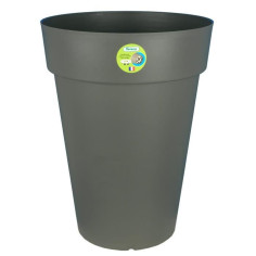 RIVIERA Pot de fleurs Soleilla - Rond - Ø 40 x 53 cm - Gris pailleté RIVIERA Pot de fleurs Soleilla - Rond - Ø 40 x 53 cm - Gris pailleté