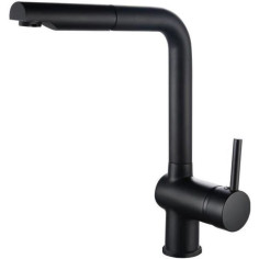 ROUSSEAU Robinet mitigeur de cuisine Matsouko - Avec douchette - Noir ROUSSEAU Robinet mitigeur de cuisine Matsouko - Avec douchette - Noir