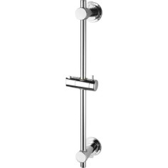 Barre de douche universelle ROUSSEAU - Inox chromé - Longueur 60