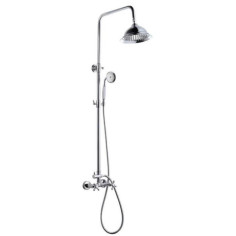 ROUSSEAU Colonne de douche avec robinet mélangeur Retro - Chrome ROUSSEAU Colonne de douche avec robinet mélangeur Retro - Chrome