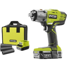 RYOBI - Boulonneuse a chocs 18V ONE+ - 3 modes - emmanchement carré 1/2 + batterie 2
