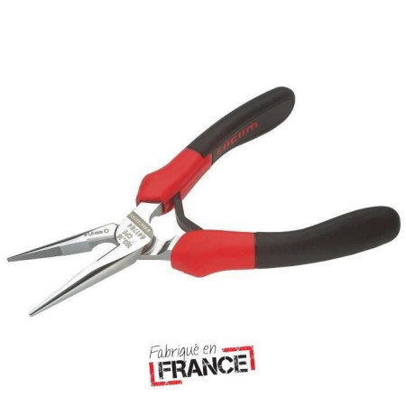 Pince a Becs demi-ronds droits FACOM - 193A.16CPEPB - Bec fin et finement strié pour