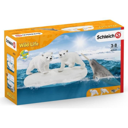  Coffret schleich avec 2 figurines oursons et 1