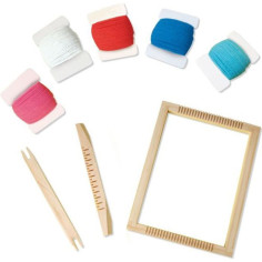 SES CREATIVE Jeu de Tissage - Avec fils de différentes couleurs SES CREATIVE Jeu de Tissage - Avec fils de différentes couleurs
